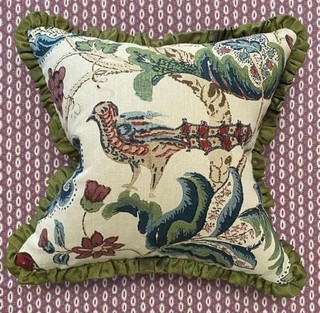Hazelton House Printed Linen Cushion